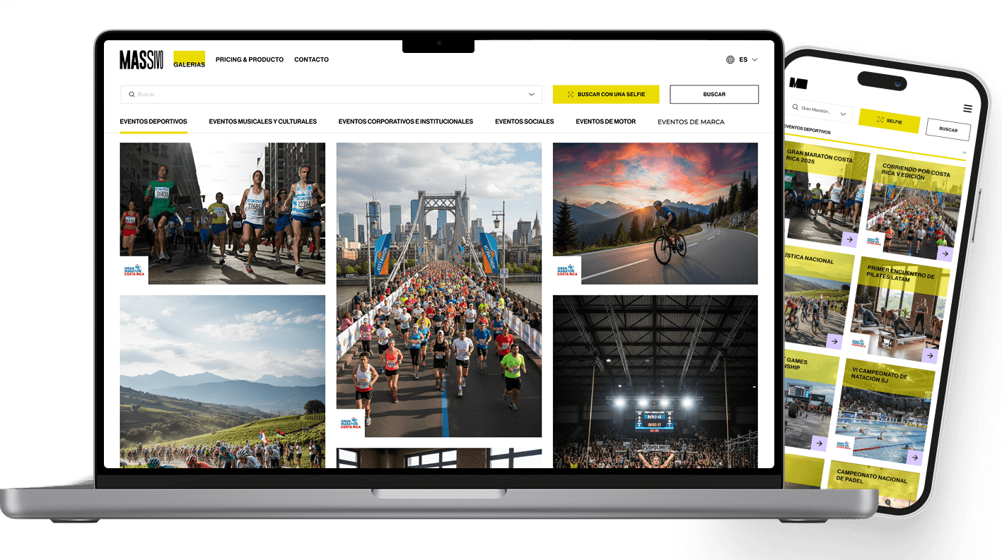 Experiencia en escritorio y móvil