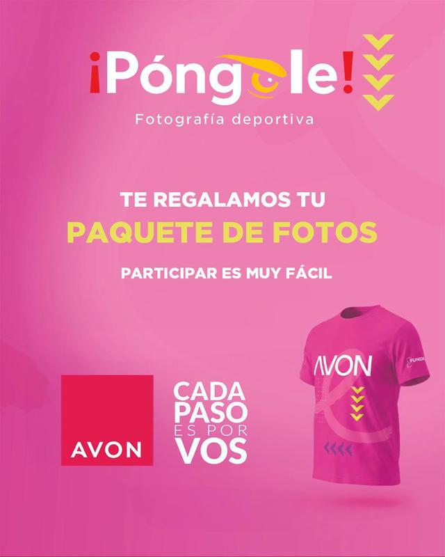 AVON - CADA PASO ES POR VOS logo