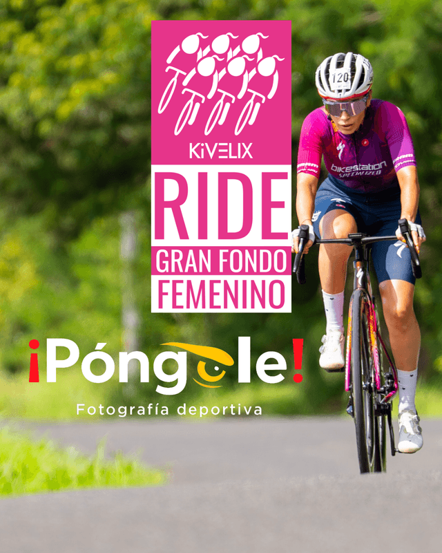 Kivelix Ride Gran Fondo Femenino logo