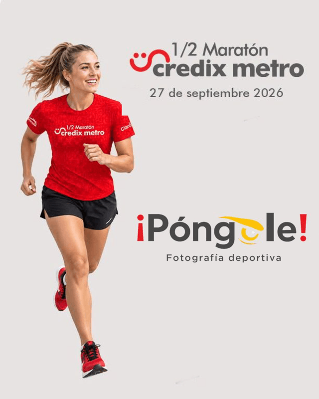 Media Maratón Metro Credix logo